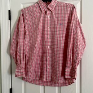 Southern Tide men’s plaid button down dress shirt | size medium